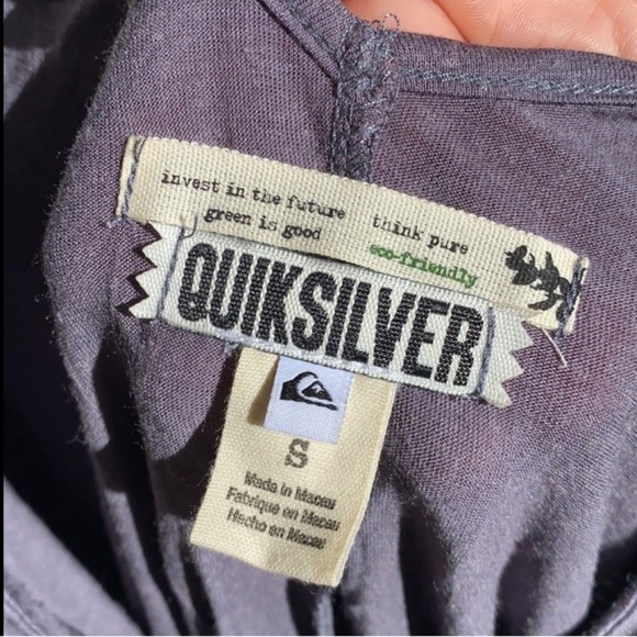 Quiksilver Port Elizabeth Cami in Charcoal - Picture 5 of 9